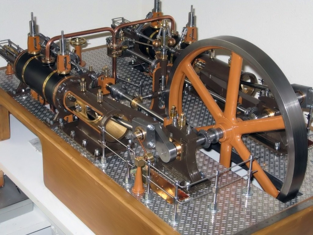 druk Roman Syndicaat modellen van stoommachines van verschillende bouwers, en met uitzondering  een aantal verbrandings motoren